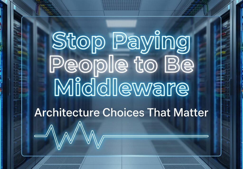 Stop Paying People to Be Middleware